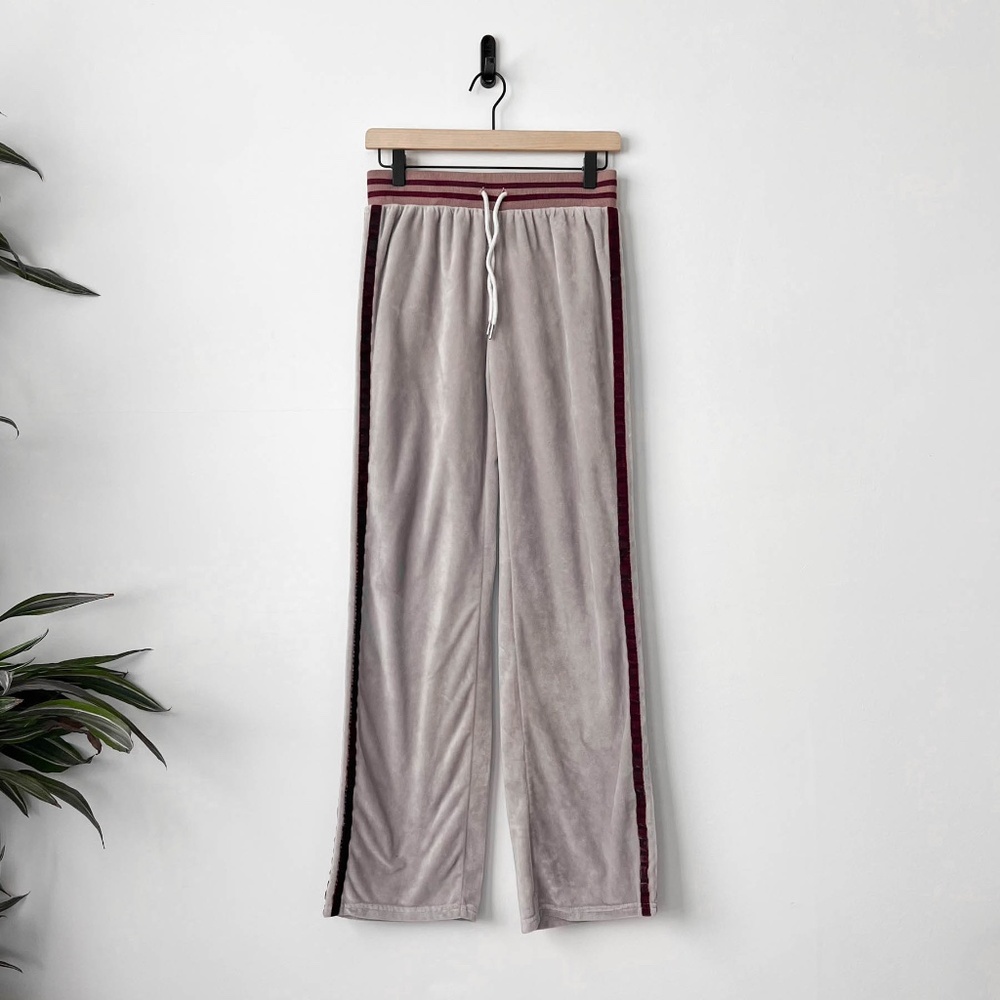 Rare Pretty Little Thing Velour Vintage Style Track Pants